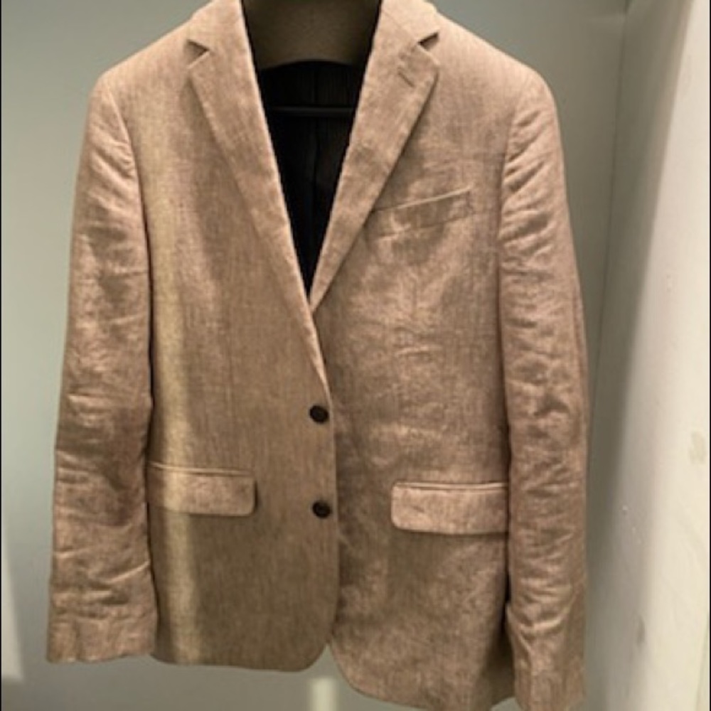 Banana Republic Khaki Linen Suit